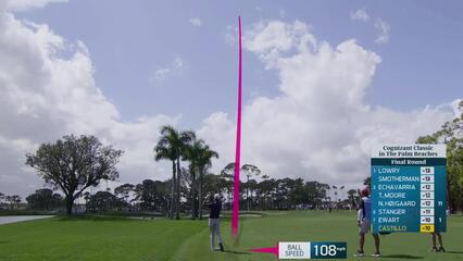 Ricky Castillo hits 138-yard approach to 13 feet, sets up birdie