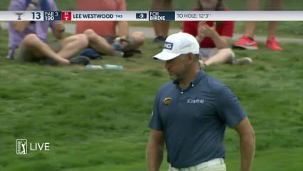 Lee Westwood uses nice tee shot to set up birdie at BMW Championship