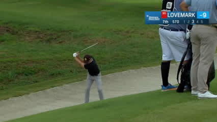 Jamie Lovemark's bunker play sets up birdie at Simmons Bank Open