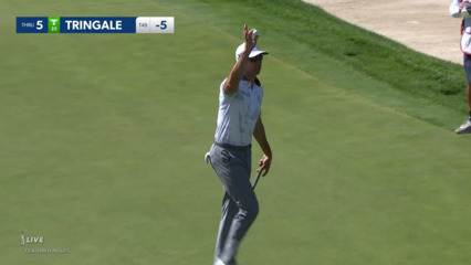 Cameron Tringale's close tee shot leads to birdie at Rocket Mortgage