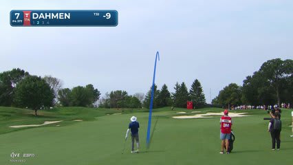 Joel Dahmen's 89-yard approach sets up birdie on No. 7 at 3M Open