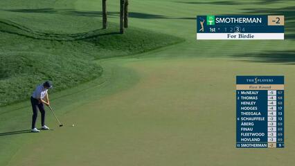 Austin Smotherman buries 35-foot birdie putt on No. 1 at THE PLAYERS