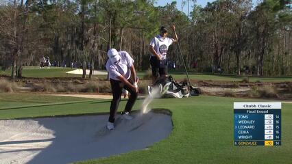 Ricardo Gonzalez makes birdie on No. 15 at Chubb Classic