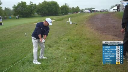 Bud Cauley's 190-yard approach sets up birdie on No. 5 at RBC Canadian