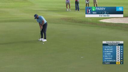 John Parry makes birdie on No. 18 at Puerto Rico