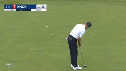 Russell Knox sinks long birdie putt at AT&T Byron Nelson
