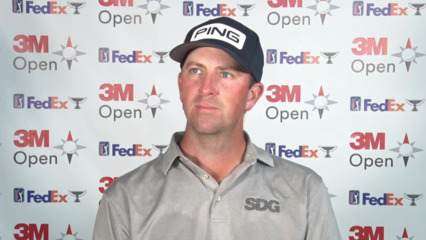 Michael Thompson's news conference after winning 3M Open