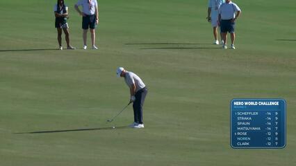 Alex Noren hits 117-yard approach to 7 feet, sets up birdie on No. 9