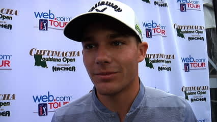 Aaron Wise interview after Round 2 of Chitimacha