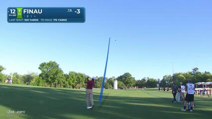 Tony Finau hits 171-yard approach to 16 feet, sets up birdie on No. 12 at Texas Children's