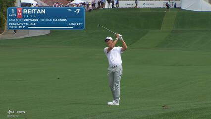 Kristoffer Reitan hits 147-yard approach to 6 feet, sets up birdie on No. 1 at Cognizant Classic