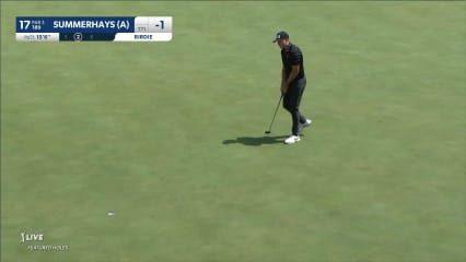 Preston Summerhays makes birdie at 3M Open
