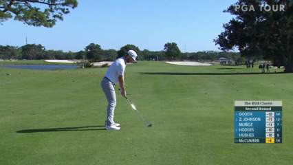 Tyler McCumber finds green in two and birdies at The RSM Classic