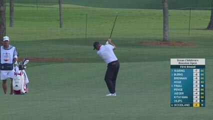 Gary Woodland hits 235-yard approach to 27 feet, sets up birdie on No. 3 at Texas Children's