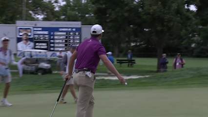 Quade Cummins makes birdie on No. 16 at Albertsons Boise Open