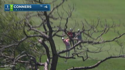 Corey Conners sinks 3-foot birdie putt on No. 1 at Valspar