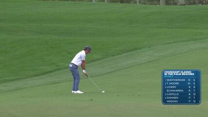 David Ford taps in from 1 foot for birdie on No. 18 at Cognizant Classic