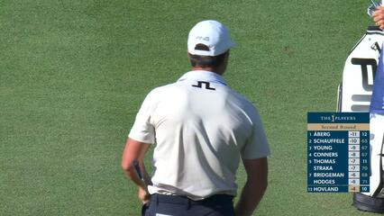 Viktor Hovland sinks 14-foot birdie putt on No. 11 at THE PLAYERS