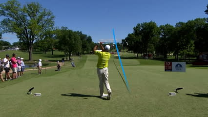 Wes Short Jr. drives green to set up eagle at the KitchenAid Senior PGA