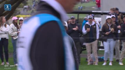 Alex Noren hits 91-yard approach to 10 feet, sets up birdie on No. 3 at AT&T Pebble Beach