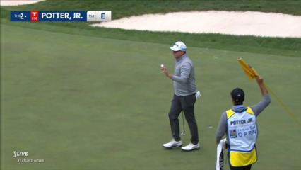 Ted Potter, Jr.'s 211-yard tee shot rolls in to 18-inches at RBC Canadian