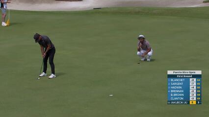 Filip Jakubcik makes birdie on No. 13 at Puerto Rico