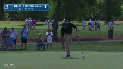 Finau/Greyserman makes birdie on No. 7 at Zurich Classic