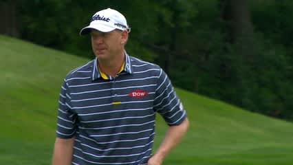 Tom Gillis begins the back nine with birdie on No. 10 at John Deere