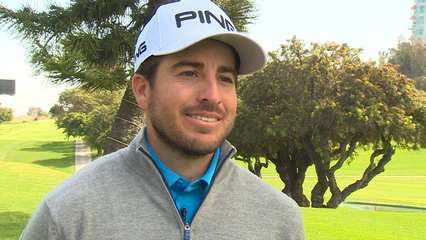 Armando Favela interview prior to the Abierto Mexicano de Golf