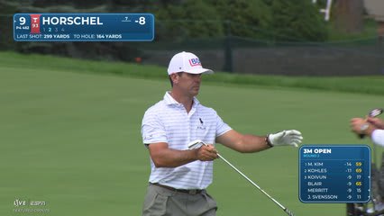 Billy Horschel's 163-yard approach sets up birdie on No. 9 at 3M Open