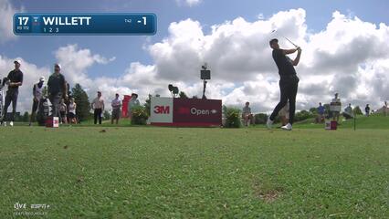 Danny Willett makes birdie on No. 17 at 3M Open