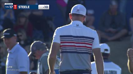 Brendan Steele takes dead aim and birdies at The American Express