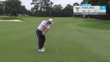 Viktor Hovland's 136-yard approach sets up birdie on No. 12 at TOUR Championship