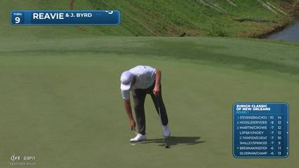 Team Reavie/Byrd nearly aces No. 9 at Zurich Classic
