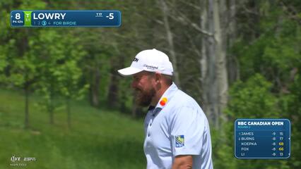 Shane Lowry's 109-yard approach sets up birdie on No. 8 at RBC Canadian