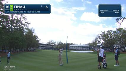 Tony Finau hits 248-yard approach to 19 feet, sets up birdie on No. 16 at THE PLAYERS