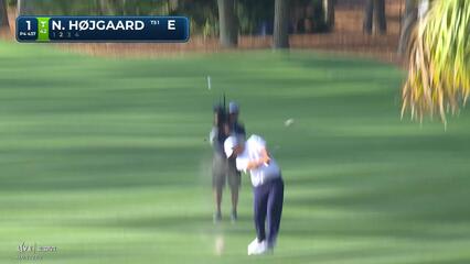 Nicolai Højgaard hits 124-yard approach to 7 feet, sets up birdie on No. 1 at THE PLAYERS