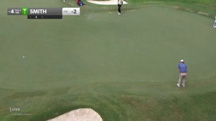 Cameron Smith drains impressive 34-foot birdie from fringe at FedEx St. Jude Champ
