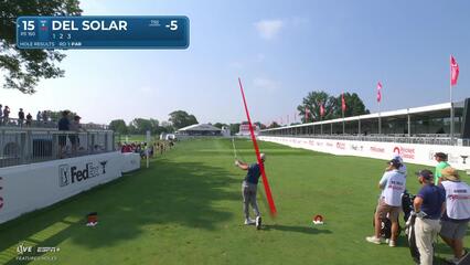 Cristobal Del Solar makes birdie on No. 15 at Rocket Classic