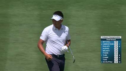 Carl Yuan holes out for eagle at Valspar