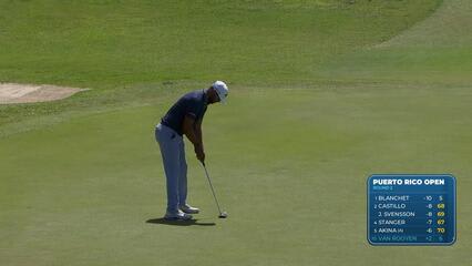 Erik van Rooyen makes birdie on No. 16 at Puerto Rico
