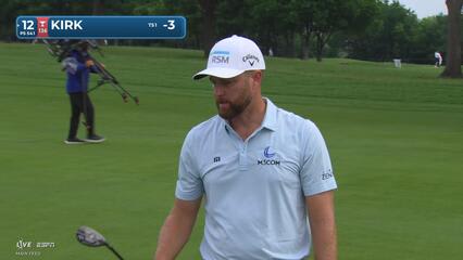 Chris Kirk reaches par-5 No. 12 in two, makes birdie at THE CJ CUP