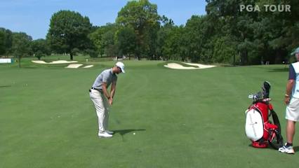 Brandon Crick birdies No. 10 in Round 2 at Nationwide Children's