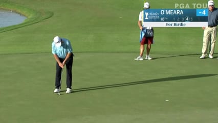 Mark O'Meara makes birdie on No. 18 in Round 2 at Schwab Cup Championship