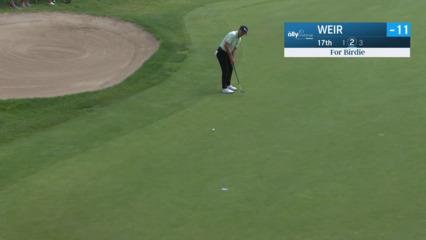 Mike Weir curves in birdie putt at Ally Challenge