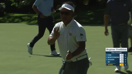 Thongchai Jaidee makes birdie on No. 12 at Regions Tradition