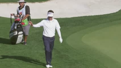 Spencer Levin closes with a chip-in birdie at Wells Fargo