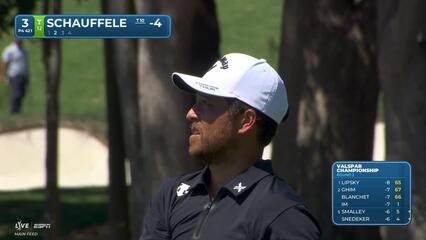 Xander Schauffele hits 185-yard approach to 9 feet, sets up birdie on No. 3 at Valspar