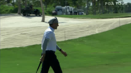 Tim Wilkinson's improbable eagle putt on No. 7 at Corales Puntacana