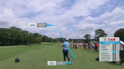 Patrick Cantlay makes birdie on No. 11 at TOUR Championship